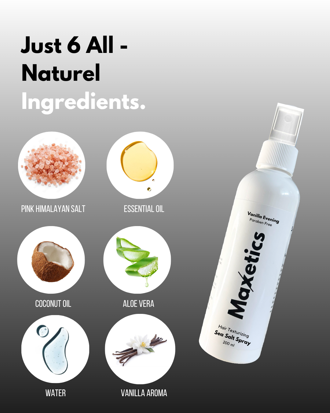 Maxetics Sea Salt Hair Spray