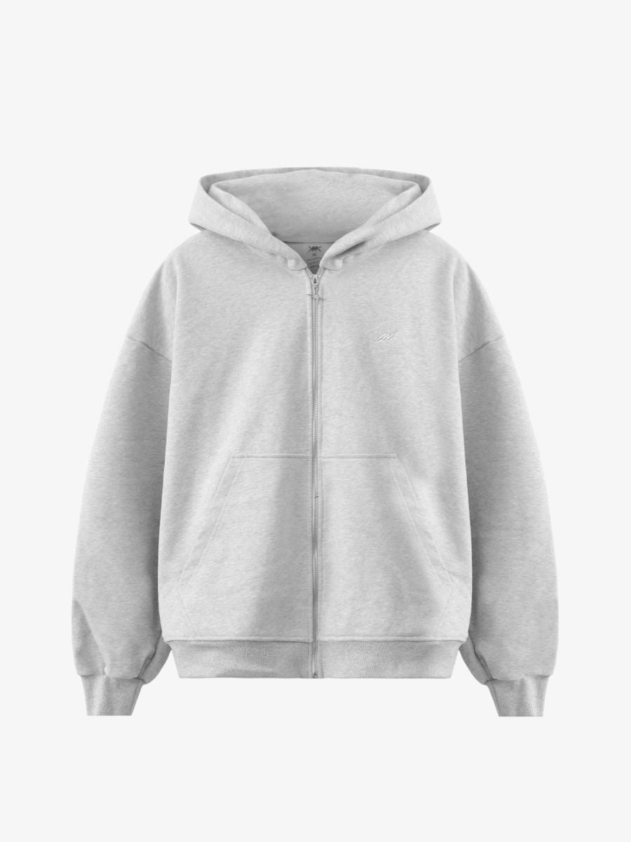 Gray hoodie zip up